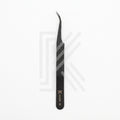 Curved gripped forceps
