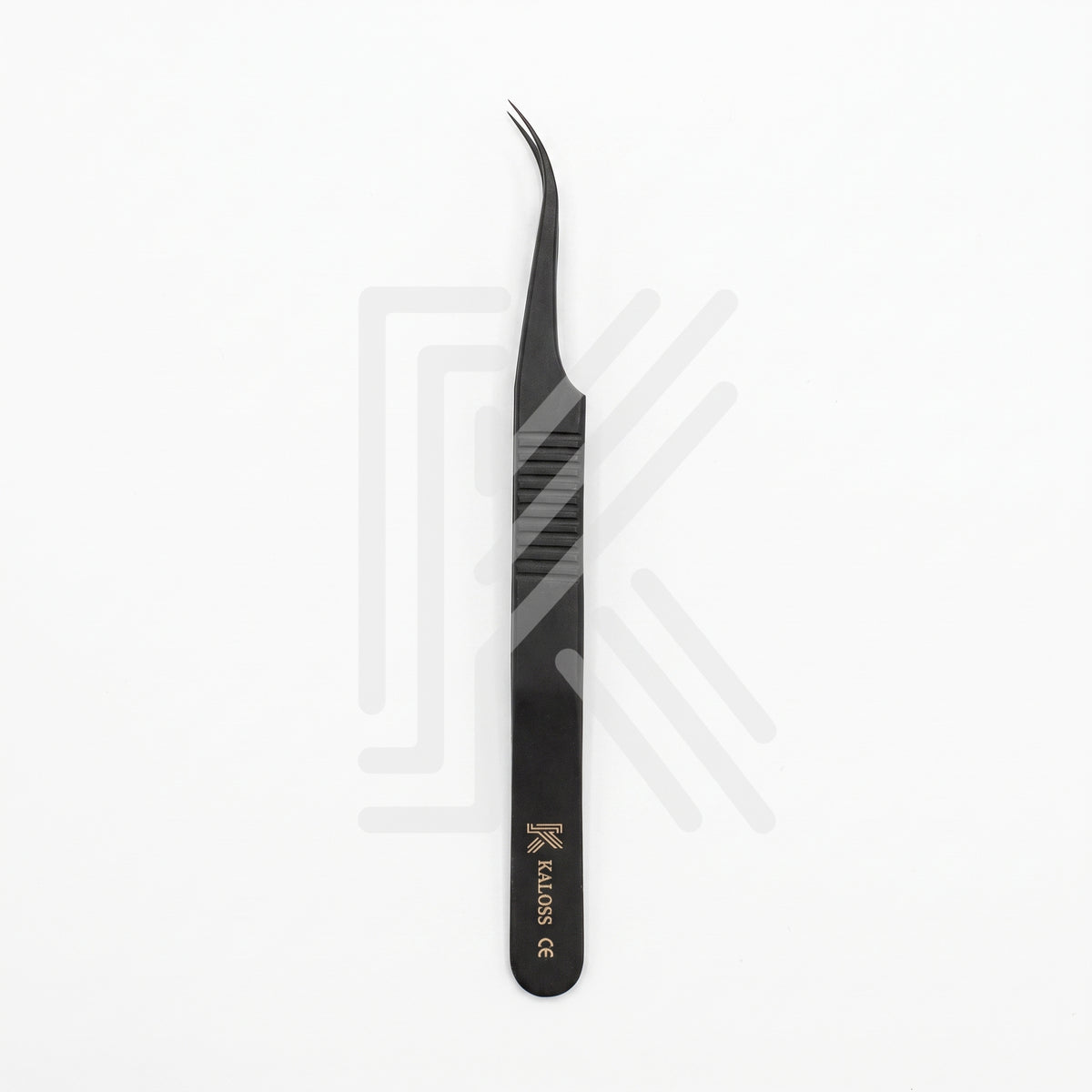 Curved gripped forceps