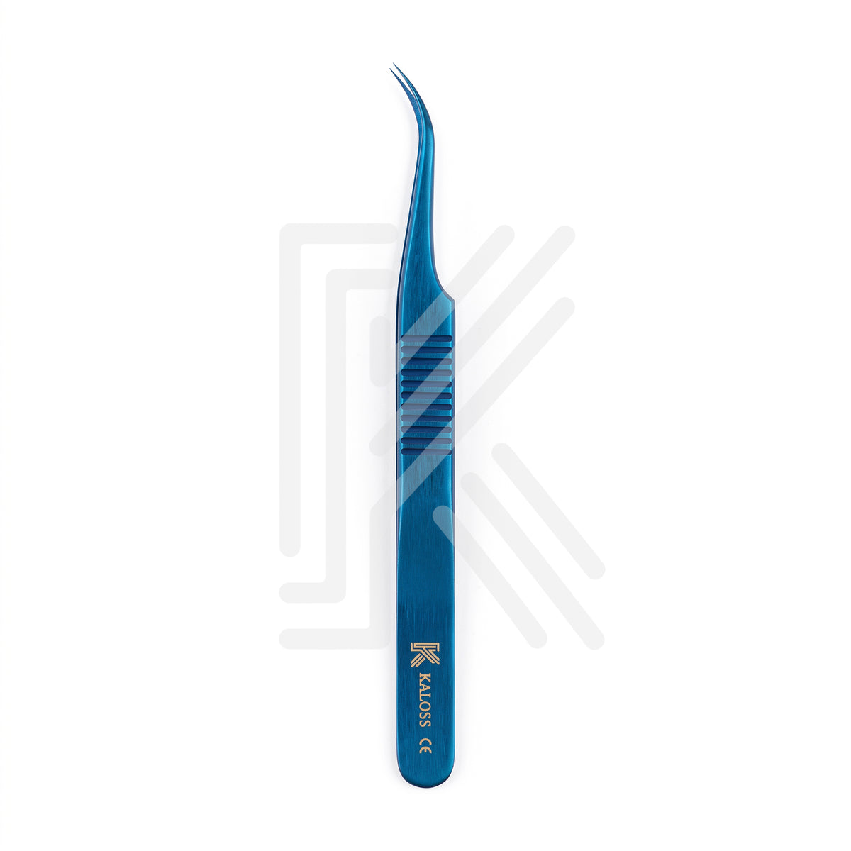 Curved gripped forceps